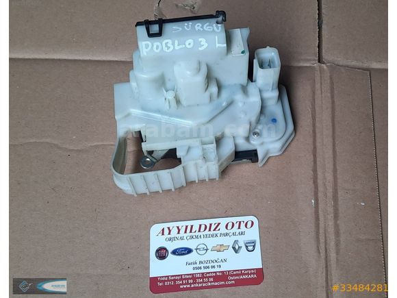 FİAT DOBLO 3 SOL SÜRGÜLÜ KAPI KİLİDİ