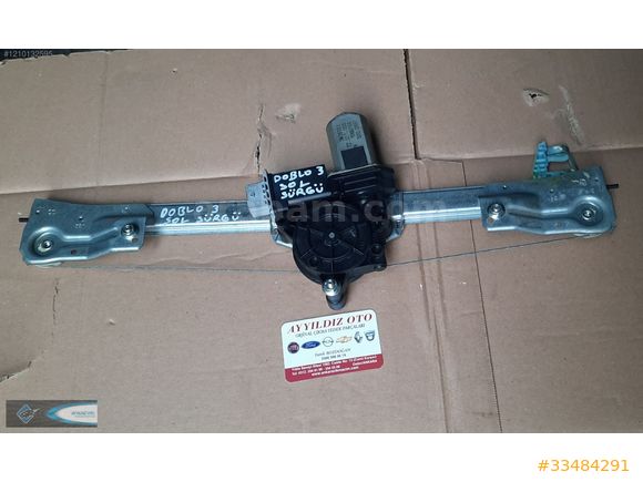 FİAT DOBLO 3 SOL SÜRGÜLÜ KAPI CAM KRİKOSU