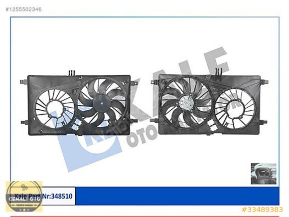 RENAULT MASTER FAN MOTORU KOMPLE