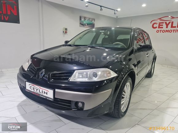 TAKASLI..!! OTOMATİK-MEGANE II 1.6 16V LPG'Lİ 260 BİN KM'DE...