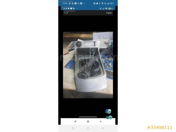 Ford Connect orta konsol çıkma orijinal