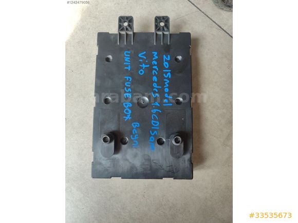 2015 MODEL MERCEDES VİTO 1.6 CDI ŞAM UNIT FUSE BOX BEYNİ