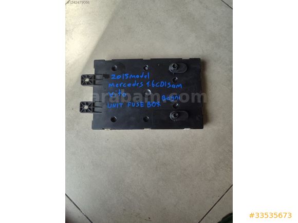2015 MODEL MERCEDES VİTO 1.6 CDI ŞAM UNIT FUSE BOX BEYNİ