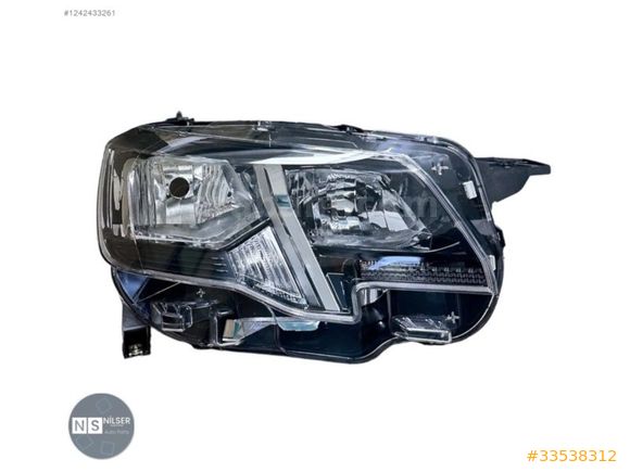 Peugeot Partner Far Lambası LEDSİZ TİP 2019-2022