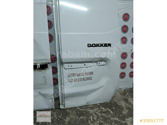 DACİA DOKKER BAGAJ KAPAĞI