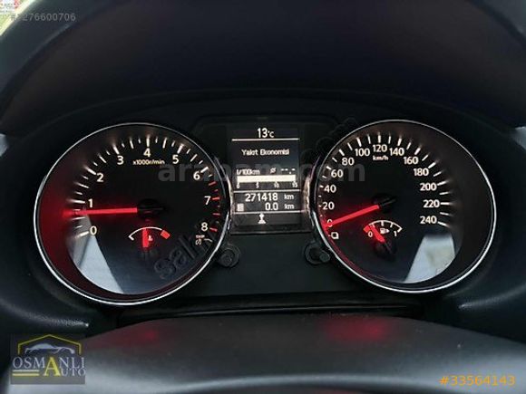 2011 QASHGAİ 1.6 TEKNA PACK CAM TAVAN HATASIZ BOYASIZ