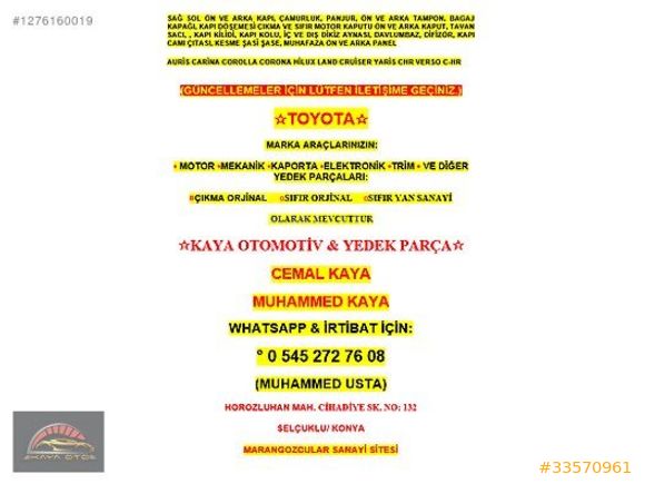 FİAT FİORİNO ARKA PANEL