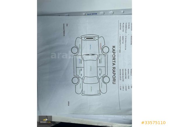 ARABACI 2.ELDEN 12 TAKSİT İMKANI 206 SEDAN