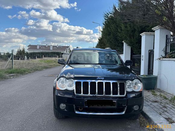İlk Sahibinden Tramersiz Jeep Grand Cherokee 3.0 CRD Limited 2008 Model 343.000 km Siyah