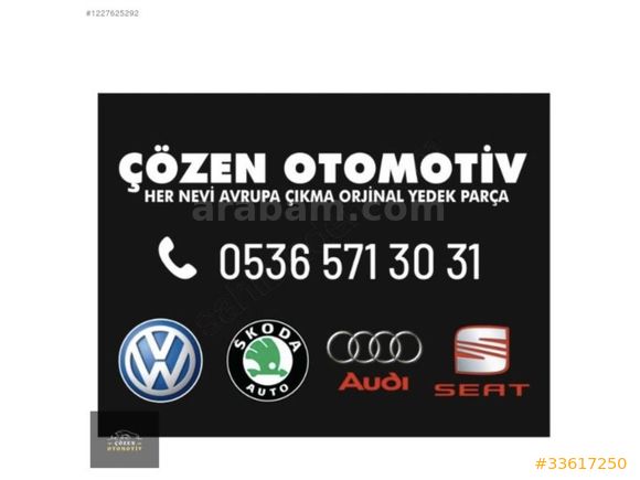 3D1837016 VOLKSWAGEN CADDY 2008 2016 SAĞ ÖN KAPI KİLİDİ 3D183701