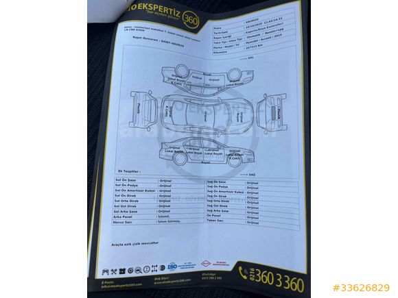 Sahibinden Hyundai Accent Blue 1.4 D-CVVT Mode Plus 2015 Model 