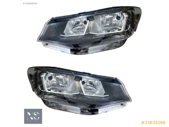 Vw Caddy Far Lambası Sağ-Sol 2019-2022 Ledsiz
