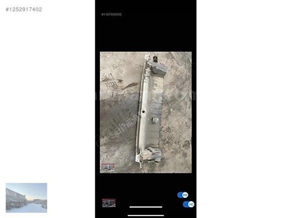 Fiat Doblo2 arka tampon demiri panel 2006/2011