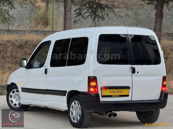 AYCIL AUTO'DAN OTOMOBİL RUHSATLI SIFIR MOTORLU 1.SINIF PARTNER