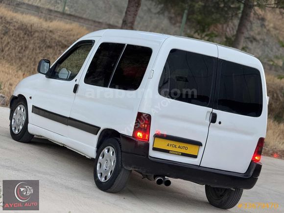 AYCIL AUTO'DAN OTOMOBİL RUHSATLI SIFIR MOTORLU 1.SINIF PARTNER