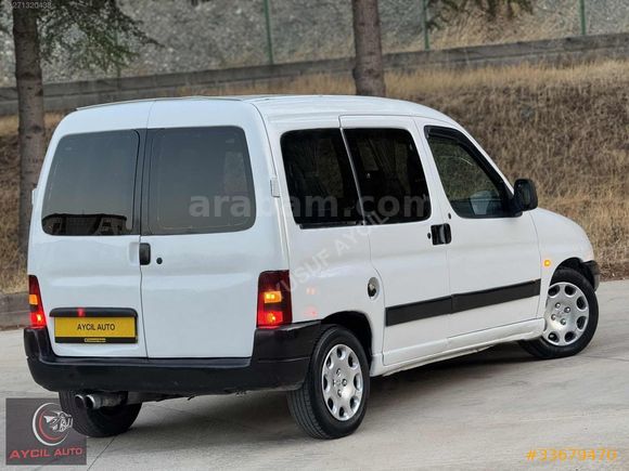 AYCIL AUTO'DAN OTOMOBİL RUHSATLI SIFIR MOTORLU 1.SINIF PARTNER