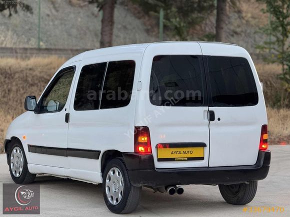AYCIL AUTO'DAN OTOMOBİL RUHSATLI SIFIR MOTORLU 1.SINIF PARTNER