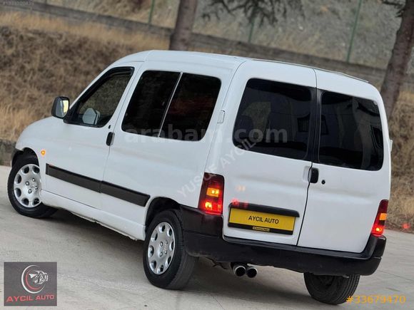 AYCIL AUTO'DAN OTOMOBİL RUHSATLI SIFIR MOTORLU 1.SINIF PARTNER