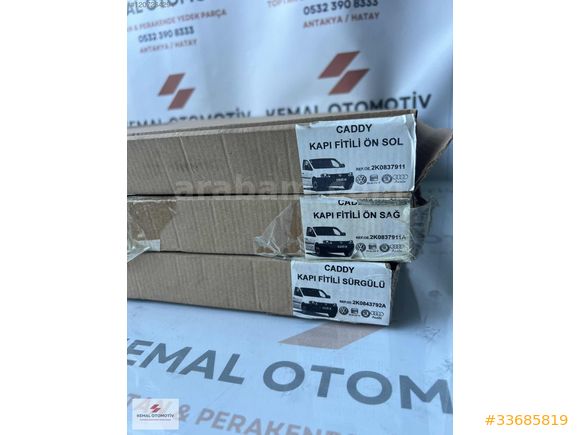 VOLKSWAGEN CADDY SOL ÖN KAPI FİTİLİ 2K0837911