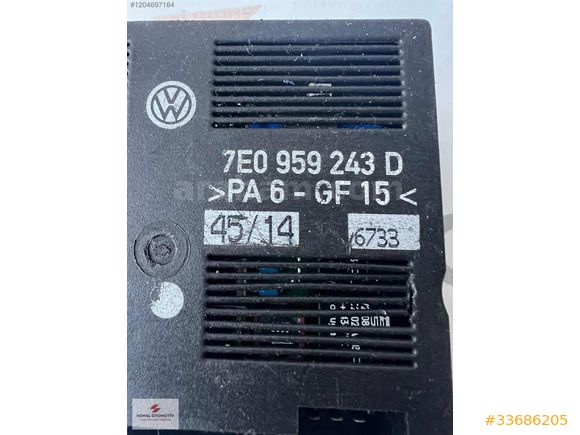 VW TRANSPORTER T5 T6 CARAVELLE SÜRGÜLÜ KAPI BEYNİ 7E0959243D