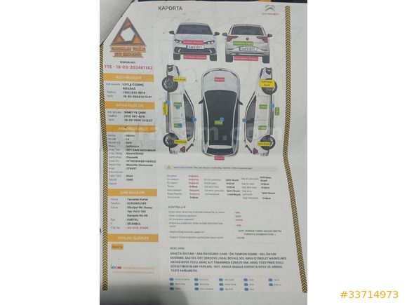 Sahibinden Citroen C4 1.6 e-HDi Exclusive 2011 Model