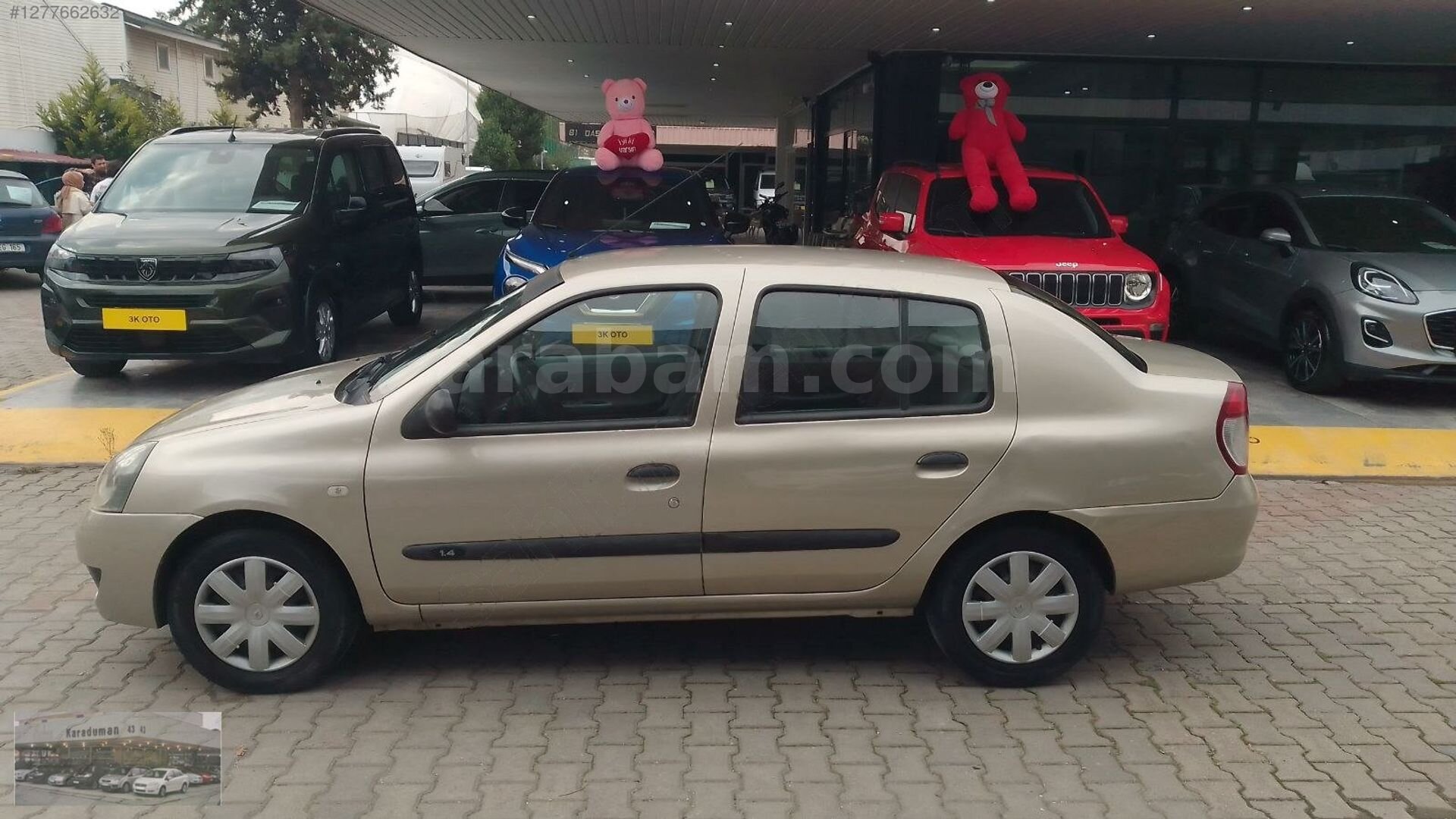 Galeriden Renault Symbol 1.4 Authentique 2007 Model Kocaeli 85.000 km Bej 7
