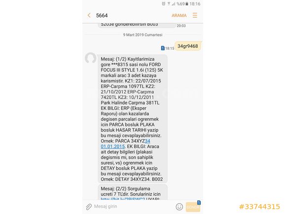 6 Yıllık Sahibinden Tertemiz Focus