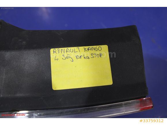 RENAULT KANGOO 4 SAG ARKA STOP