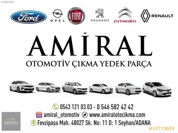 2004-2011 VW CADDY 1.9 BLS MOTOR SOL ARKA BAĞAJ KAPAĞI