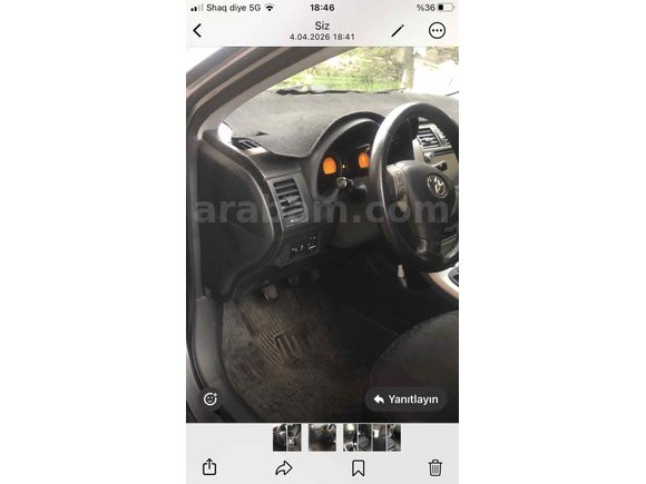 Sahibinden Toyota Corolla 1.4 D-4D Elegant 2008 Model Denizli