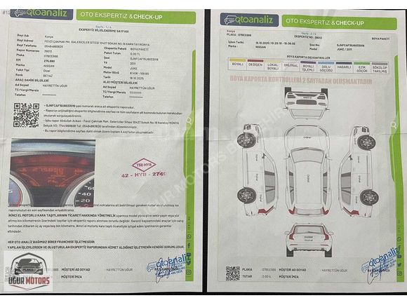 Galeriden Nissan Juke 1.5 dCi Sport Pack 2011 Model Konya 275.000