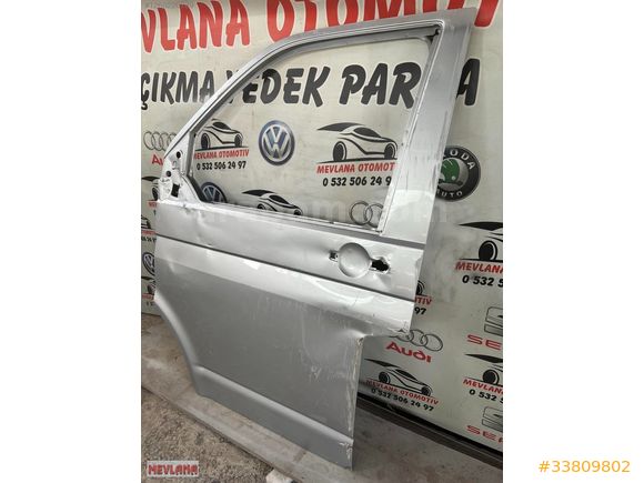 TRANSPORTER T5 T6 T7 T8 SOL ÖN KAPI ORJİNAL ÇIKMA