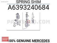 MERCEDES VITO W639 ÖN AMORTİSÖR YAY TAKOZU A6393240684