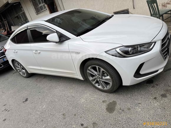 Sahibinden Hyundai Elantra 1.6 D-CVVT Style 2017 Model  28binde orijinal hız sabitleyici yokuş kalkış desteği 