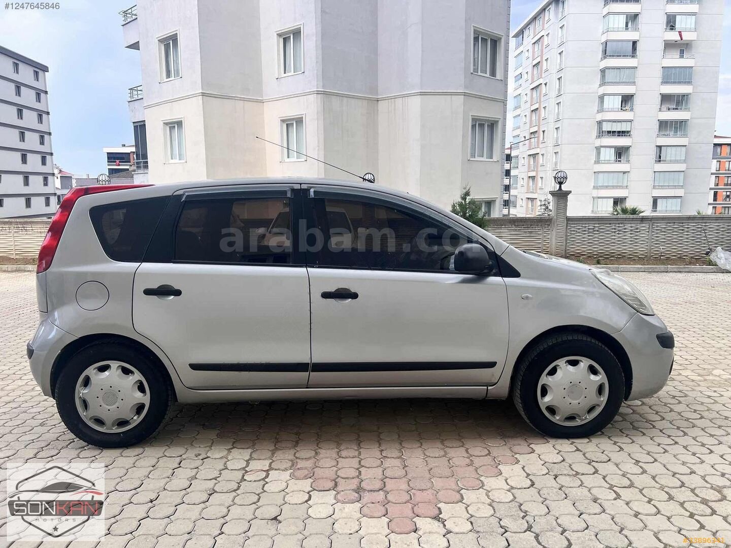Galeriden Nissan Note 1.6 Tekna 2007 Model Samsun 290.000 km Gri 4