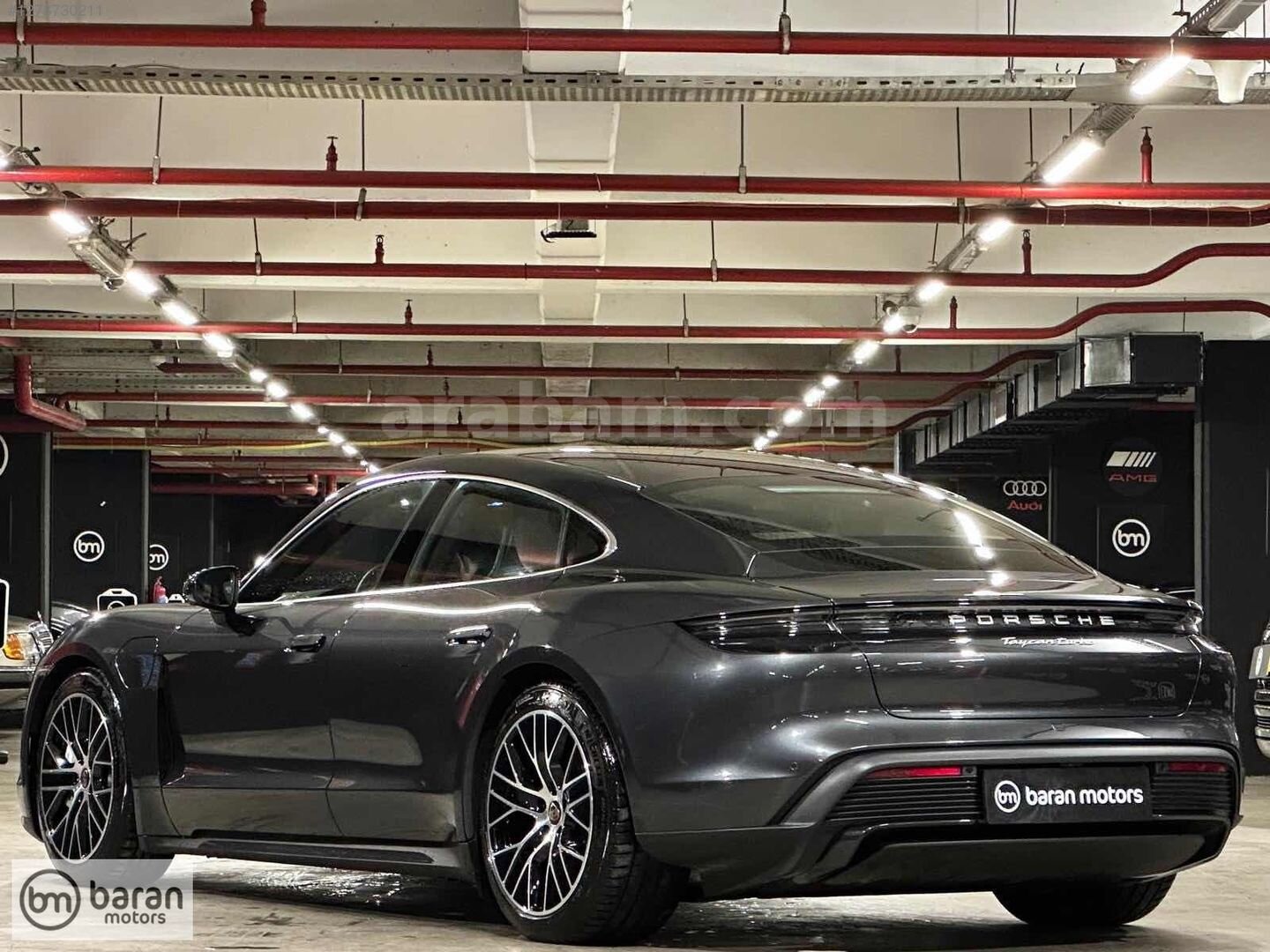 Galeriden Porsche Taycan Elektrik Turbo 2021 Model İstanbul 9.800 km Füme 6