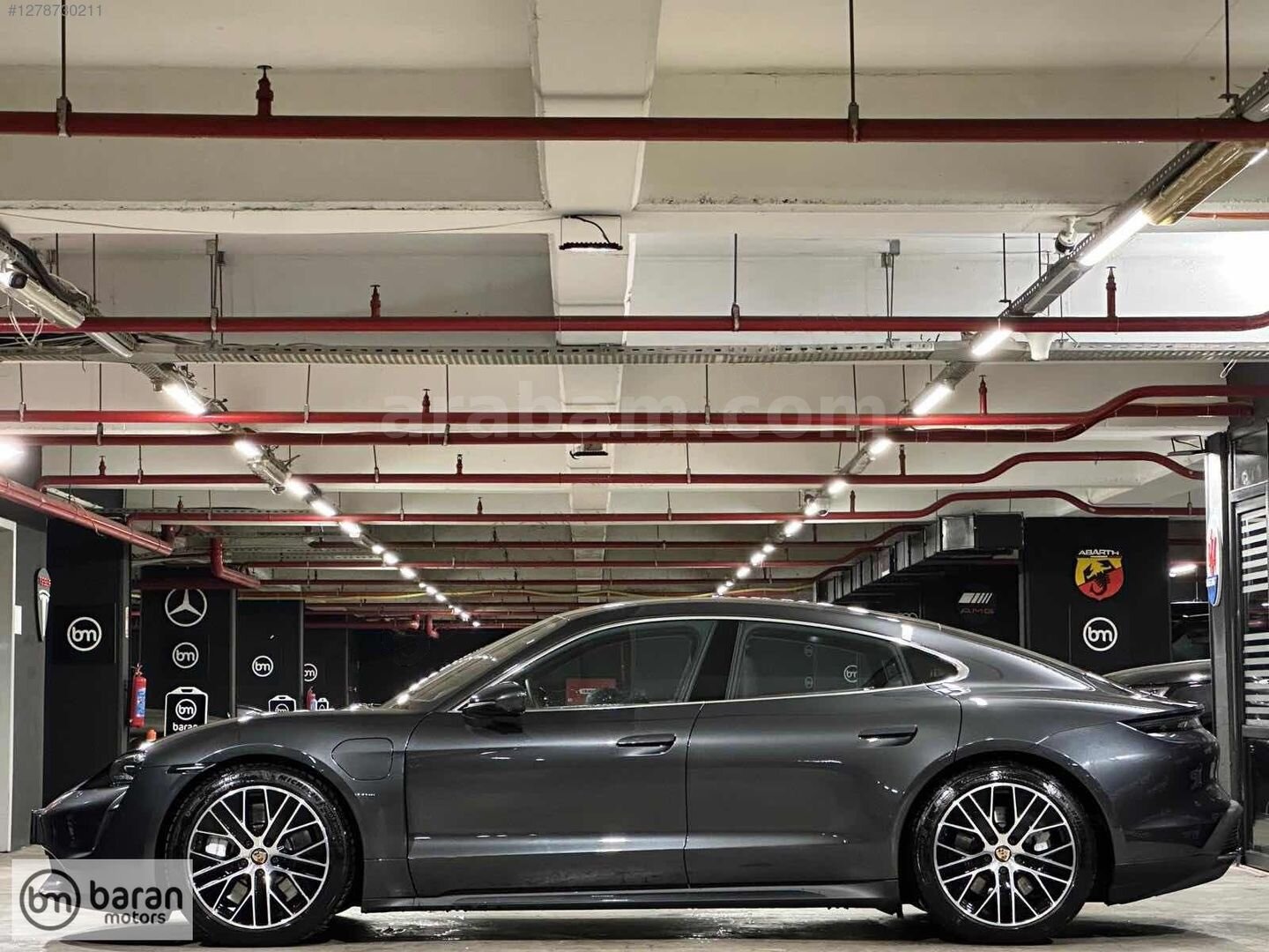 Galeriden Porsche Taycan Elektrik Turbo 2021 Model İstanbul 9.800 km Füme 7