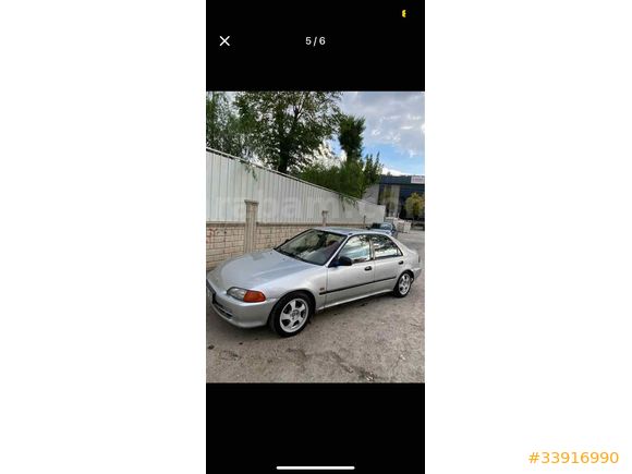 Galeriden Honda Civic 1.6 GL 1993 Model İzmir