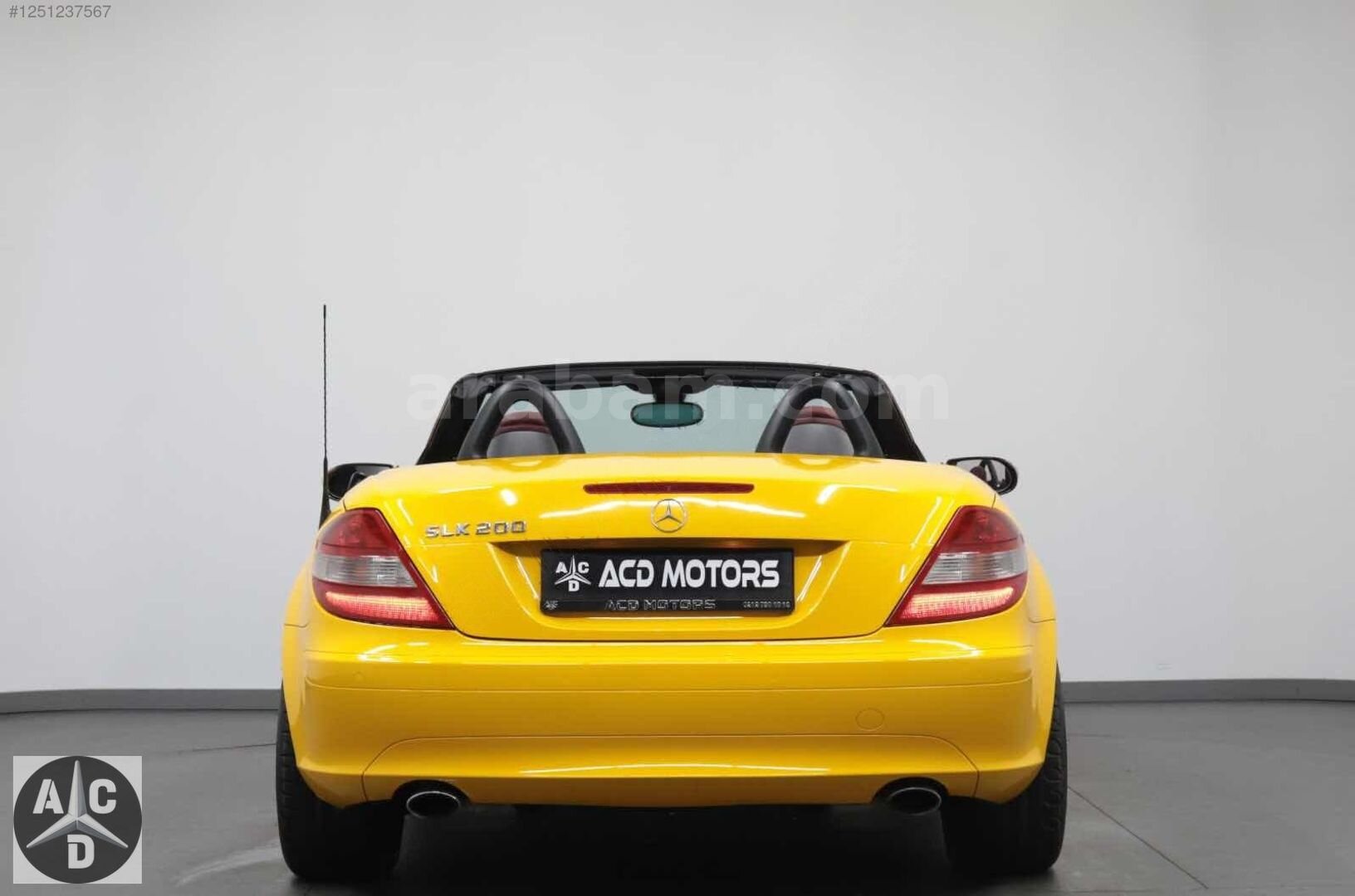 Galeriden Mercedes - Benz SLK 200 Kompressor 2005 Model İstanbul 231.000 km Gri 7