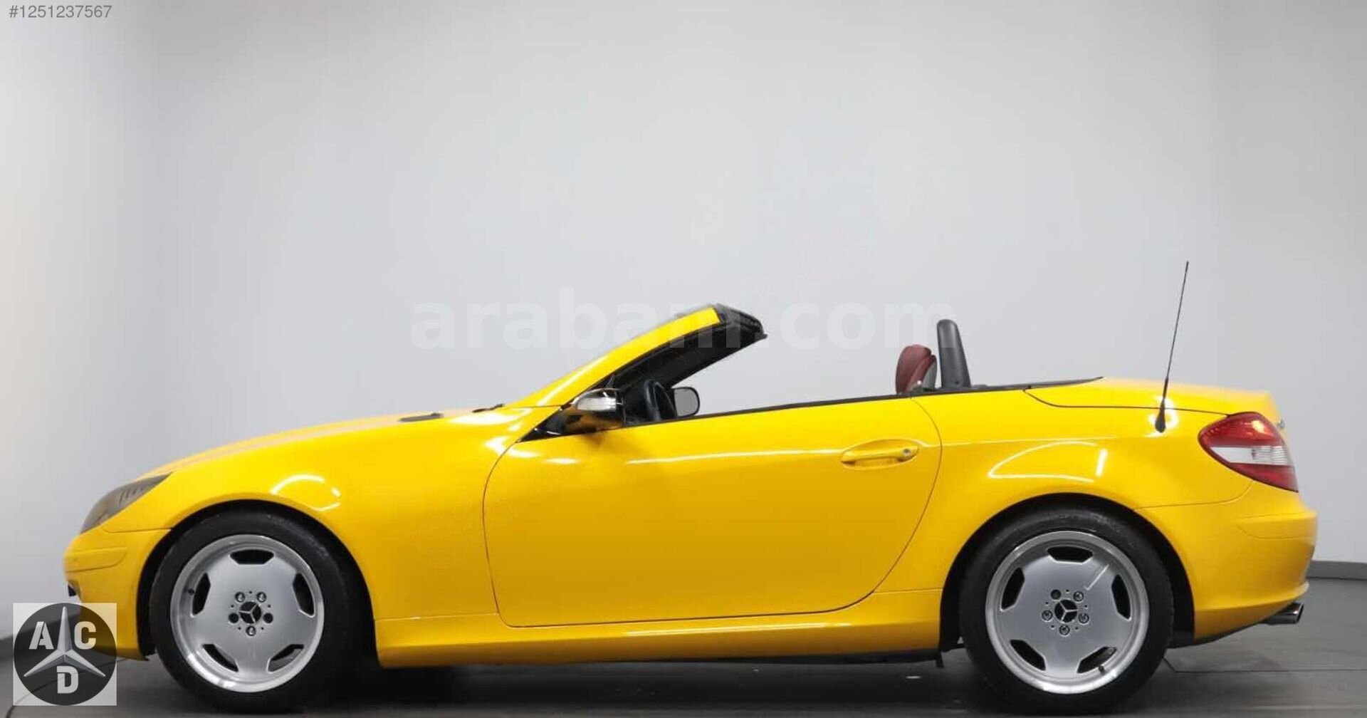 Galeriden Mercedes - Benz SLK 200 Kompressor 2005 Model İstanbul 231.000 km Gri 5