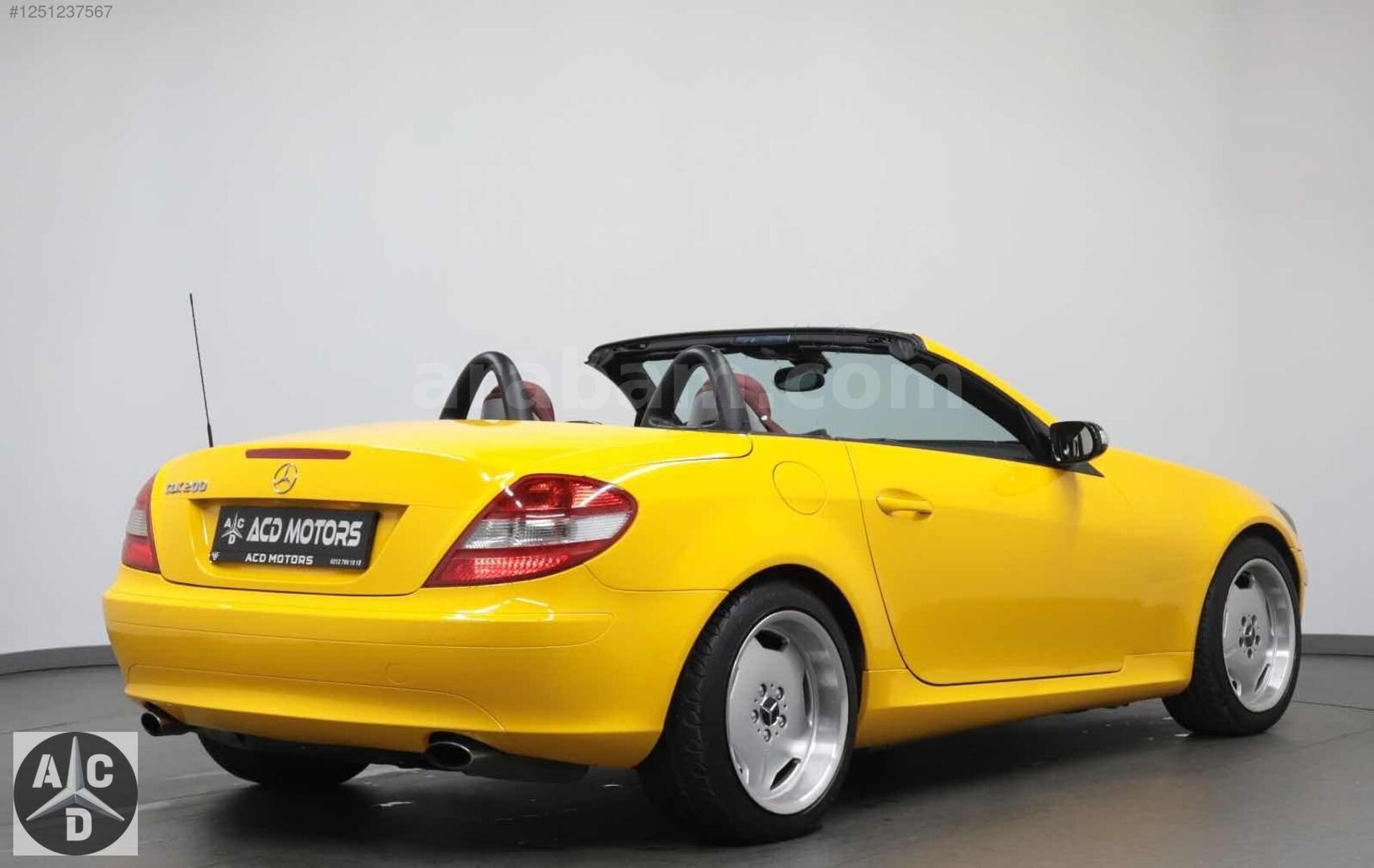 Galeriden Mercedes - Benz SLK 200 Kompressor 2005 Model İstanbul 231.000 km Gri 6