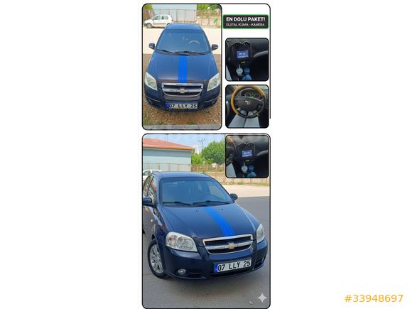 2009 CHEVROLET AVEO 1.4 SE (EN DOLU PAKET)takas olur