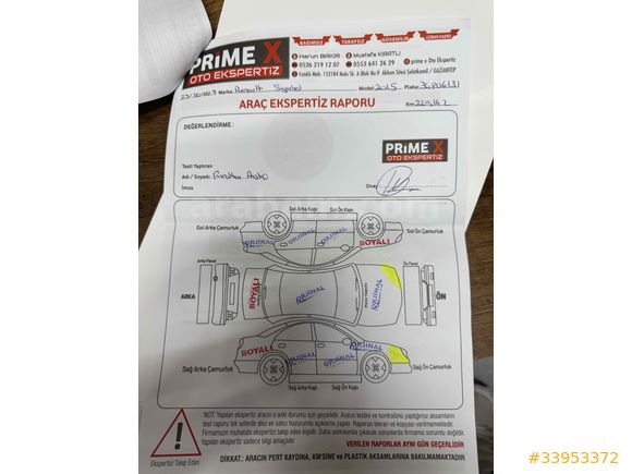 Galeriden Renault Symbol 1.5 dCi Joy 2015 Model Gaziantep