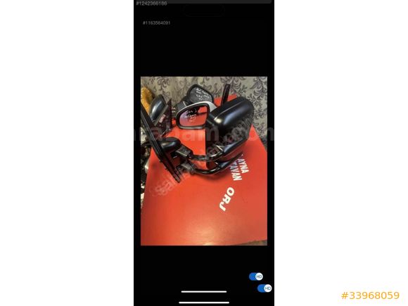 Renault mascott elektrikli orj sol ayna
