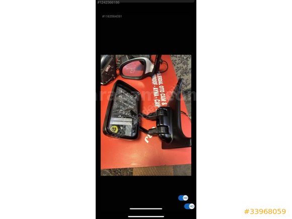 Renault mascott elektrikli orj sol ayna