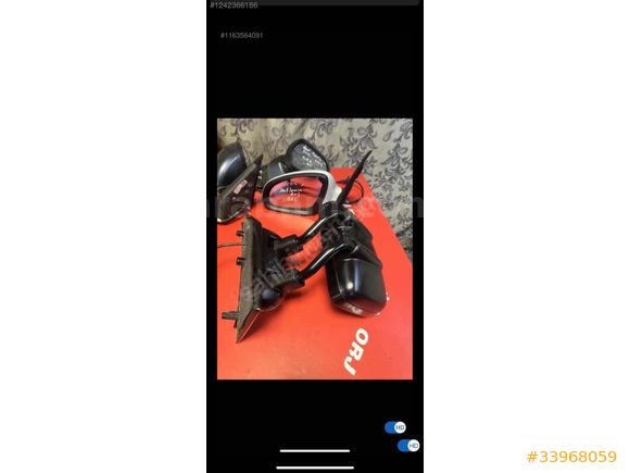 Renault mascott elektrikli orj sol ayna