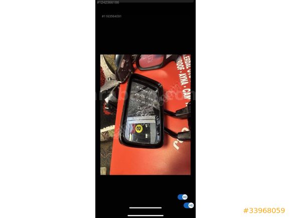 Renault mascott elektrikli orj sol ayna