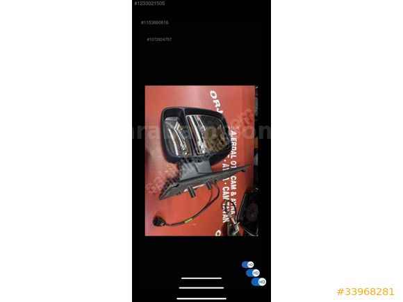 Fiat scudo elektrikli ayna