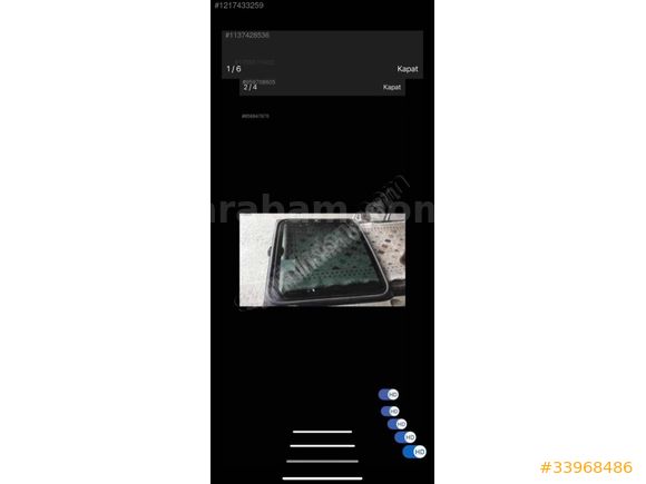Ford transit custom arka sürgülü cam