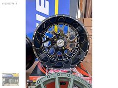 OFF ROAD 12 X 20 6X139.7 ET-44 110 BLACK MILLED WINDOW JANTI